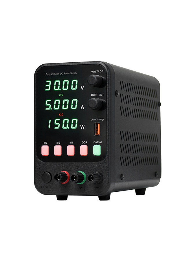 wanptek - WANPTEK Bench DC Power Supply Variable 30V 5A Digital Display Adjustable Switching Regulated Power Supply CV CC with Data Storage - Image 1