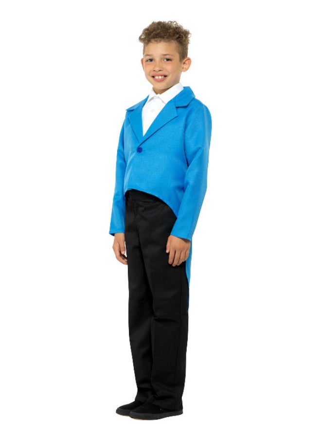 Smiffys - Fancy Dress Party Tailcoat Blue Large - Image 1