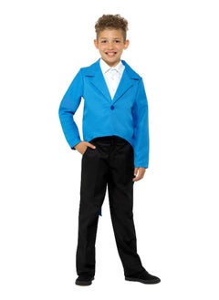 Fancy Dress Party Tailcoat Blue Large