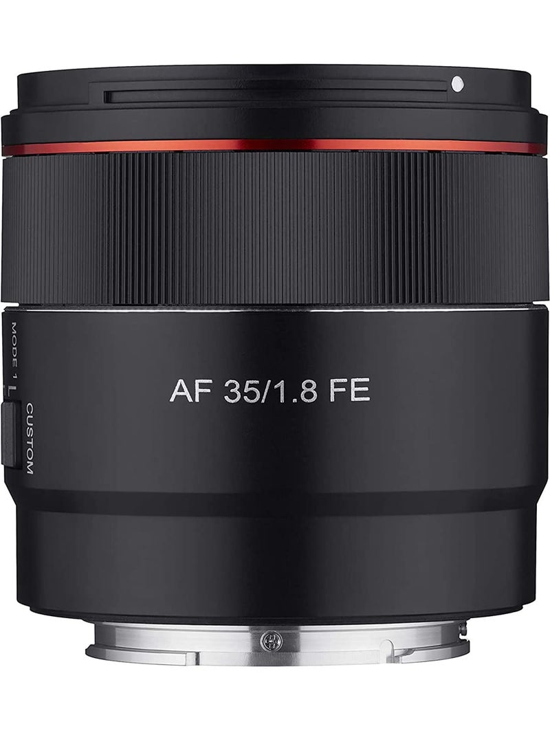 Samyang 35mm F1.8 Auto Focus Compact Full Frame Wide Angle Lens for Sony E Mount, Black (SYIO3518-E) - Image 3