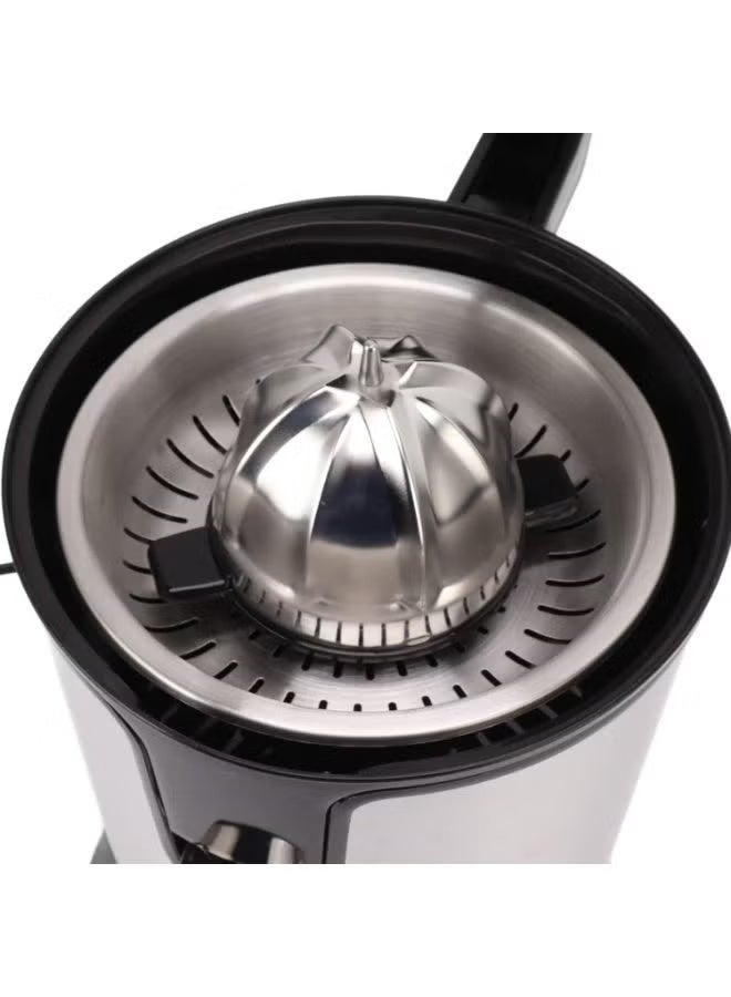 Denx Electric Citrus Juicer 130W – Stainless Steel Juice Extractor for Orange, Lemon, and Grapefruit, Manual Press, Anti-Drip Spout, Easy to Clean, Compact Design, DX3212 - Image 2