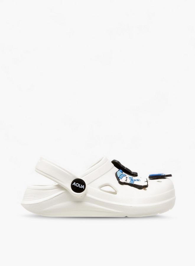 Aqua Boys Jibbitz Accent Clogs - Image 1