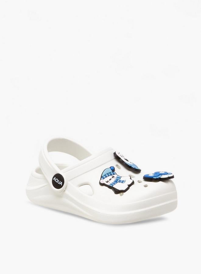 Aqua Boys Jibbitz Accent Clogs - Image 2