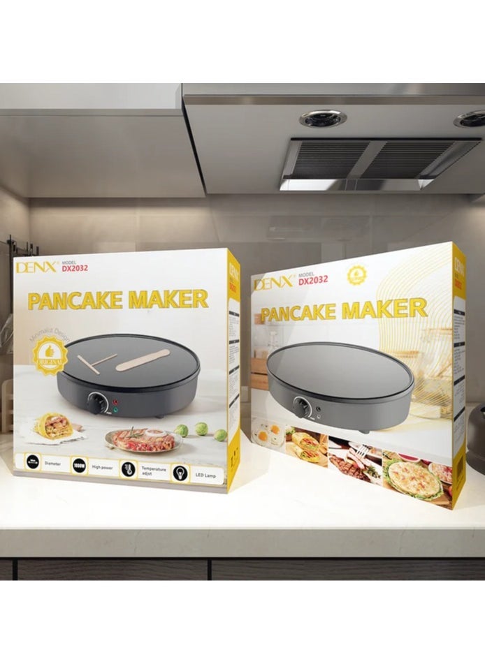 Denx Pancake, Crepe And Amaranth Maker With A Simple Design - 1000 W - Image 2