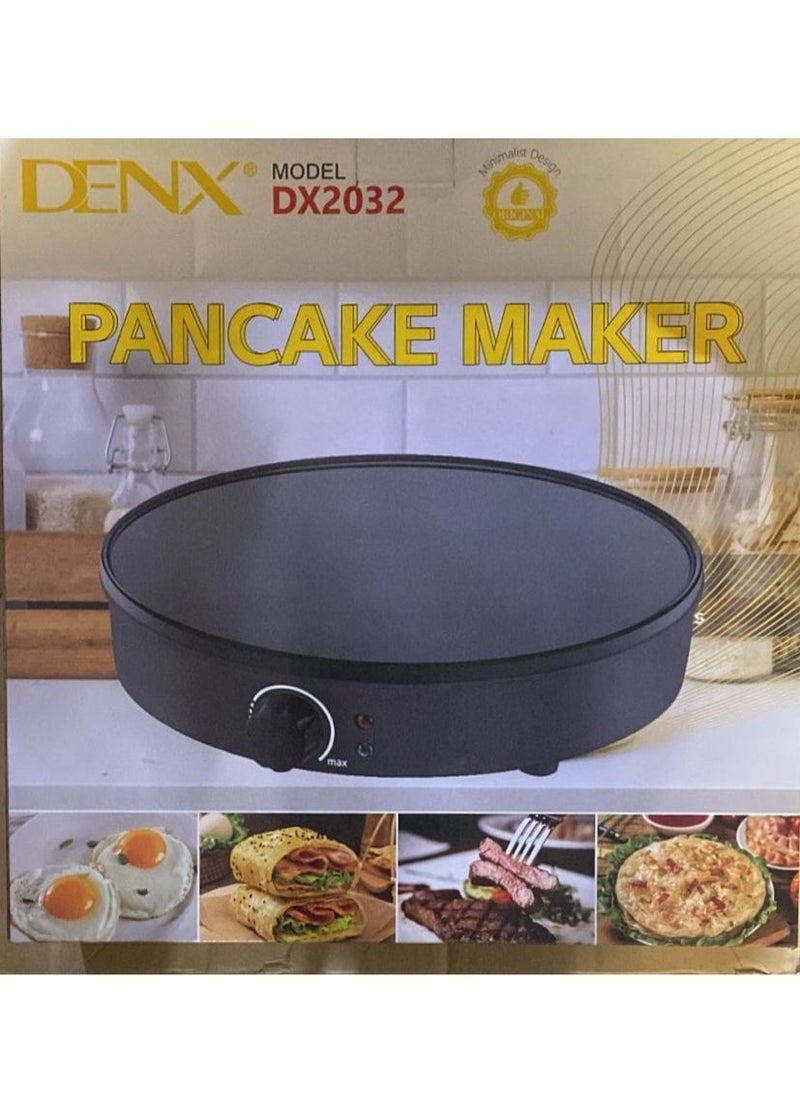 Denx Pancake, Crepe And Amaranth Maker With A Simple Design - 1000 W - Image 3