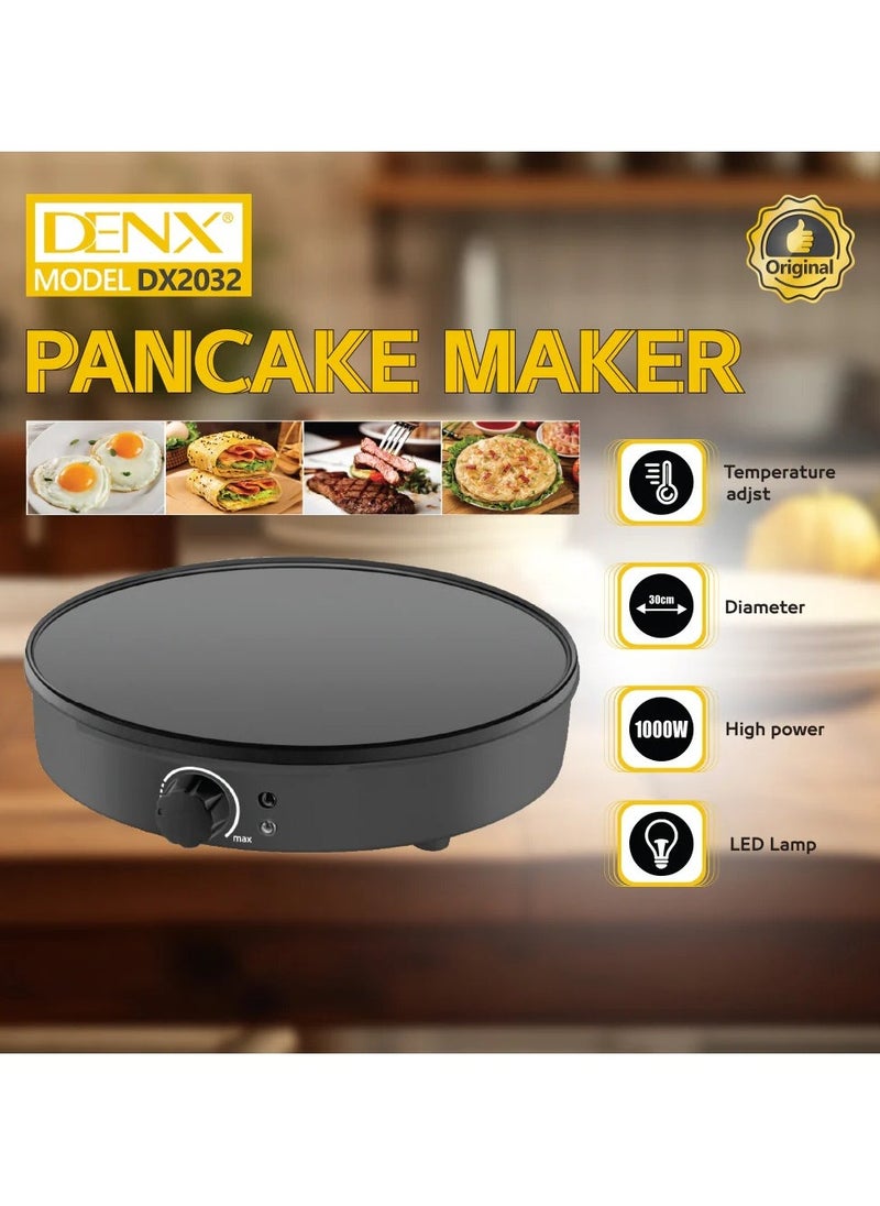 Denx Pancake, Crepe And Amaranth Maker With A Simple Design - 1000 W - Image 5