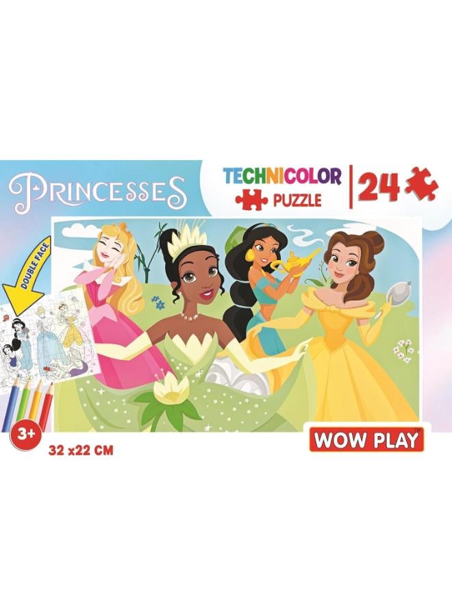 Wow Play Paw Patrol Coloring Puzzle 24-Pieces, 32 cm x 22 cm Size - Image 2