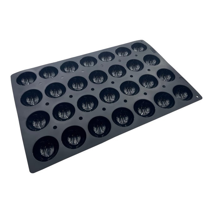 MOULFLEX PRO MINIHEMISPHERICAL SILICONE MOLD CREATES 28 PASTRIES PERFECT FOR CAKE POPS TINY QUICHES PIES DISHWASHER FREEZER SAFE