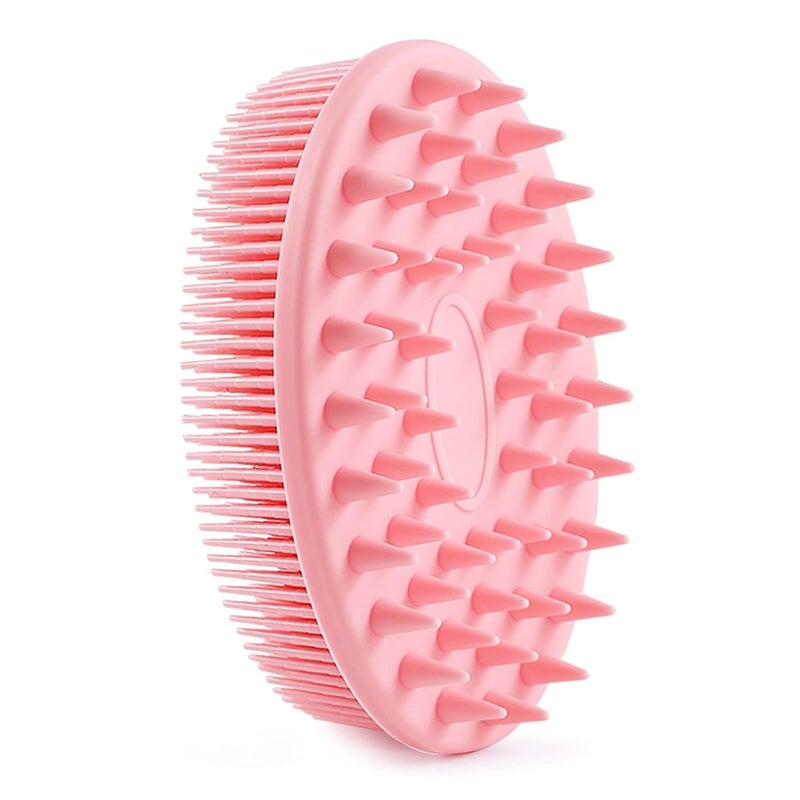 ZIPRON Exfoliating Silicone Body Scrubber Easy To Clean | 2 In 1 Bath And Shampoo Brush Use in Shower, Body Brush | Shower Cleaning Exfoliating Use for Sensitive Skin, Lather Well (Pack Of 1) - Image 1