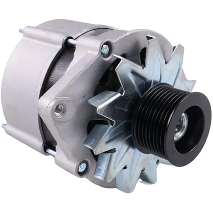 Czomoizc 0120484027 AH165975 AT117390 RE533654 AAK4835 SE50134314V 120A Alternator Compatible with JD Engine 4039 4045 6068 Compactor 1076 2254 2256 2258 3518 9540i Loader 1850 2254 - Image 1