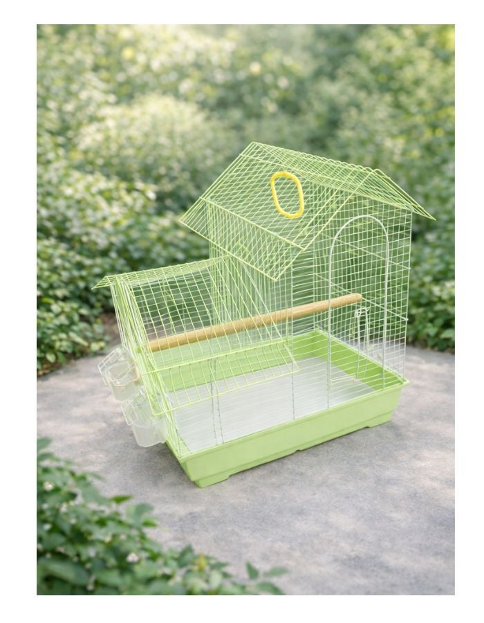 Petto Bird Cage for Small Birds | Durable Metal Cage with Tray | 35 × 28 × 45 cm - Image 2