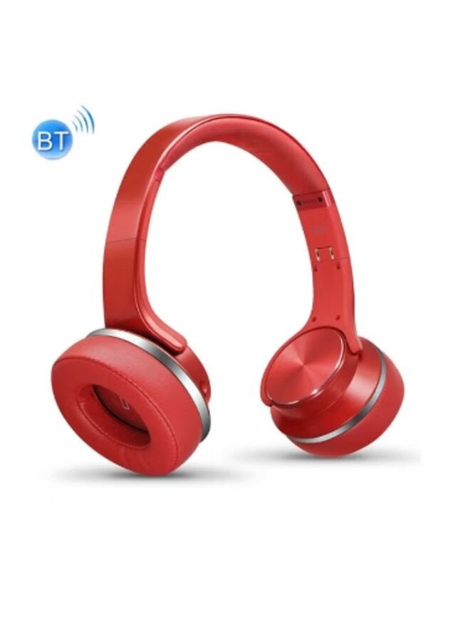 SODO Bluetooth Over Ear Headphones With Mic Red - Image 2