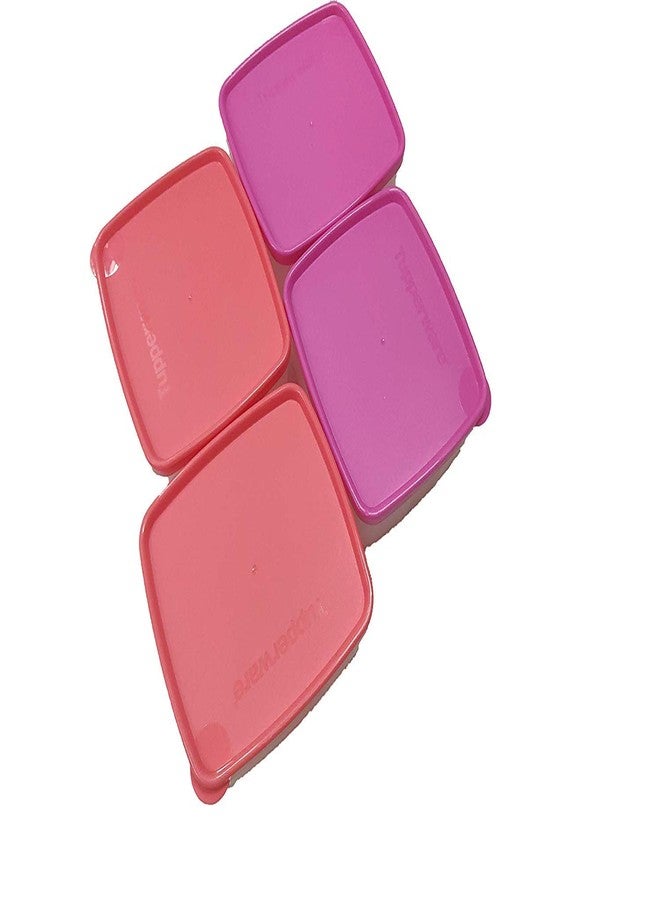 توبروير مجموعة علب بلاستيكية من تابروير كول آند فريش للثلاجة، سعة 450 مل (مجموعة من 4 قطع) (متعددة الألوان) - Image 2