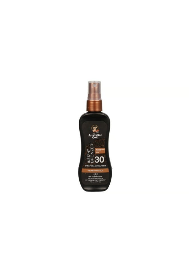 أوسترليان جولد Australian Gold Instant Bronzer Spray Gel Sunscreen SPF30 100ml - Image 1