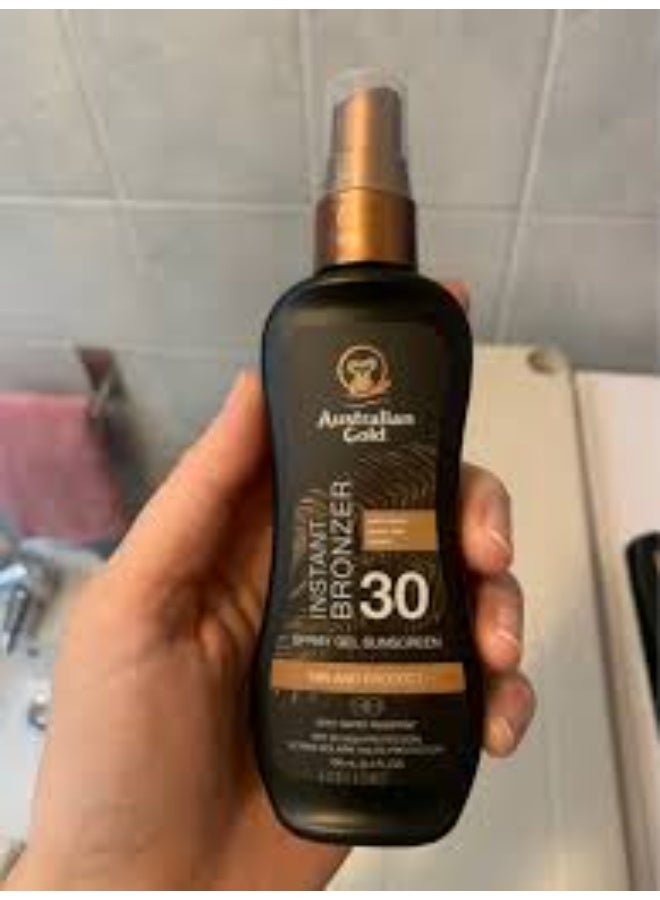أوسترليان جولد Australian Gold Instant Bronzer Spray Gel Sunscreen SPF30 100ml - Image 3