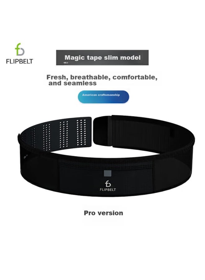 فليب بلت Flipbelt American Sports Running Waist Pack Air Waist Pack 2.0, حزام رياضي للماراثون، حافظة هاتف مقاومة للماء، مقاس صغير - Image 4