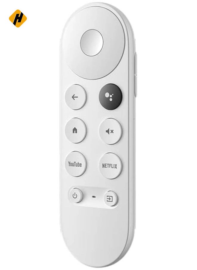 New Replacement Remote Control for Google Chromecast 2020 4K Snow G9N9N GA01920-US & GA01923-US & GA01919-US Bluetooth Voice Google Chromecast (Remote Control Only) with battery