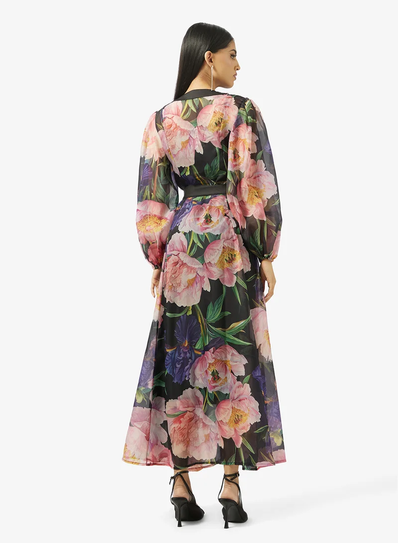 Khizana Floral Print Dress