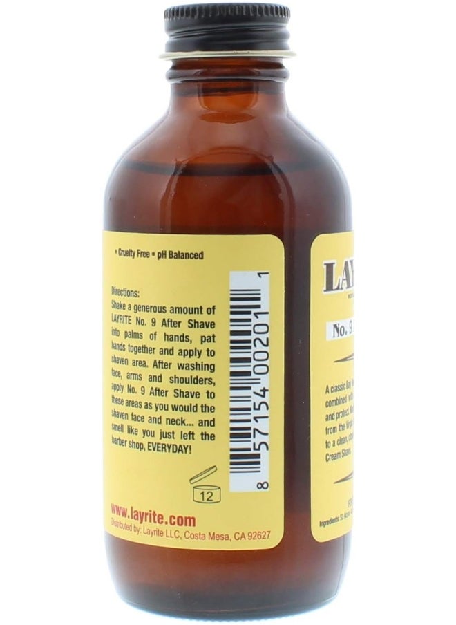 Layrite No. 9 Bay Rum Aftershave 118Ml  - Image 2
