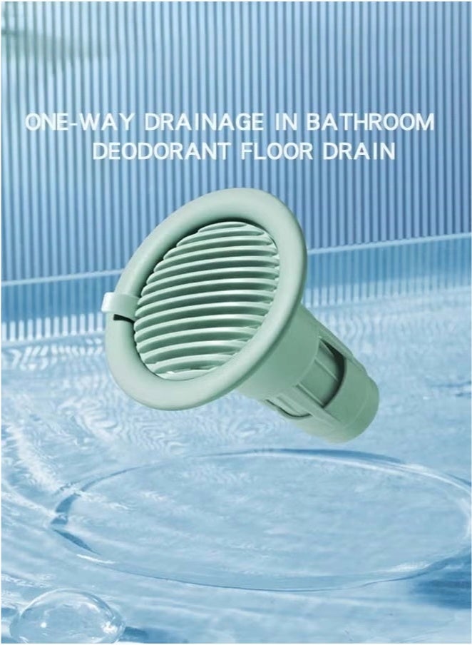2PCS Deodorant Floor Drain Sealed TPR Soft Plug One-way Drainage Design Wear-resistant and Anti-corrosion Anti-blocking Bathroom Kitchen Filter  - Image 5
