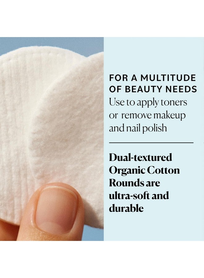 سكاي أورغانكس قطع قطنية عضوية للبشرة الحساسة، 100% نقية معتمدة من منظمة جوتس للجمال والعناية الشخصية، 300 قطعة. - Image 3