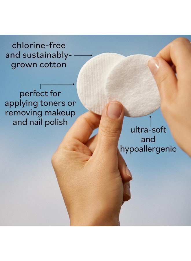سكاي أورغانكس قطع قطنية عضوية للبشرة الحساسة، 100% نقية معتمدة من منظمة جوتس للجمال والعناية الشخصية، 300 قطعة. - Image 4