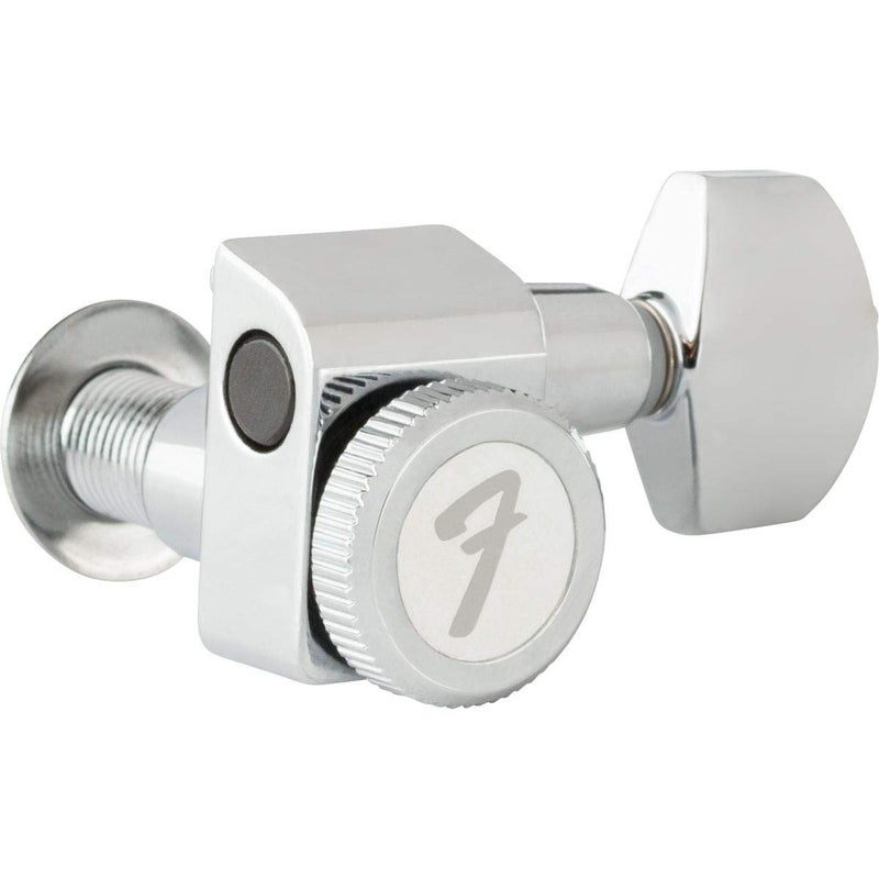 Fender Locking Stratocaster/Telecaster Machine Heads, All Short Post, Chrome (6) Electric Guitar Tuning Key (990818105) - Image 2
