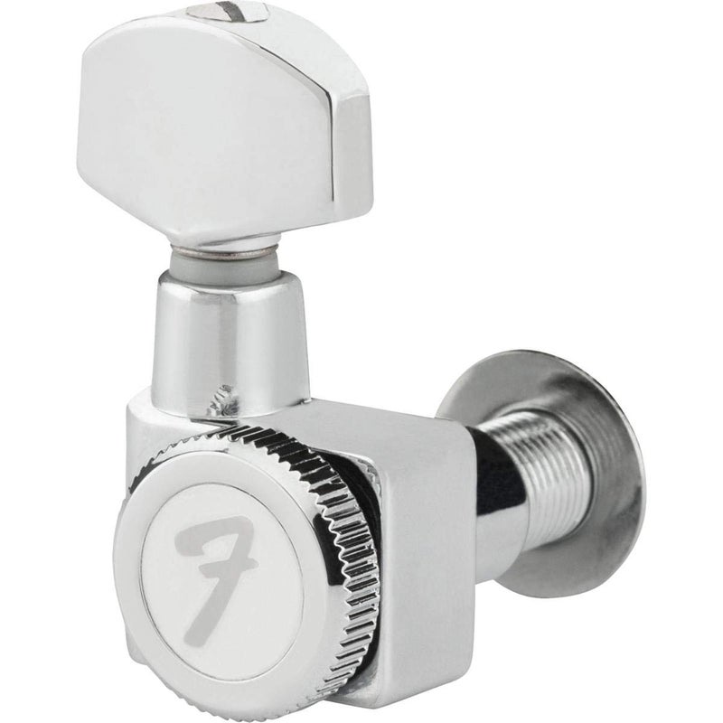 Fender Locking Stratocaster/Telecaster Machine Heads, All Short Post, Chrome (6) Electric Guitar Tuning Key (990818105) - Image 4