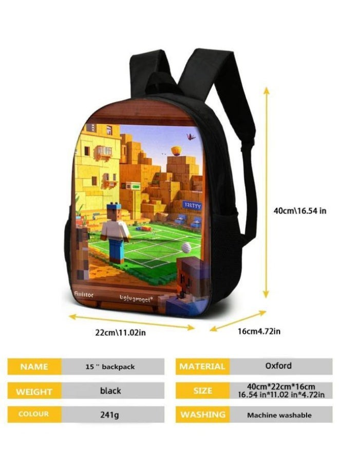 The latest universal cartoon new three-piece schoolbag (for students, teenagers, children) - 641  - Image 5