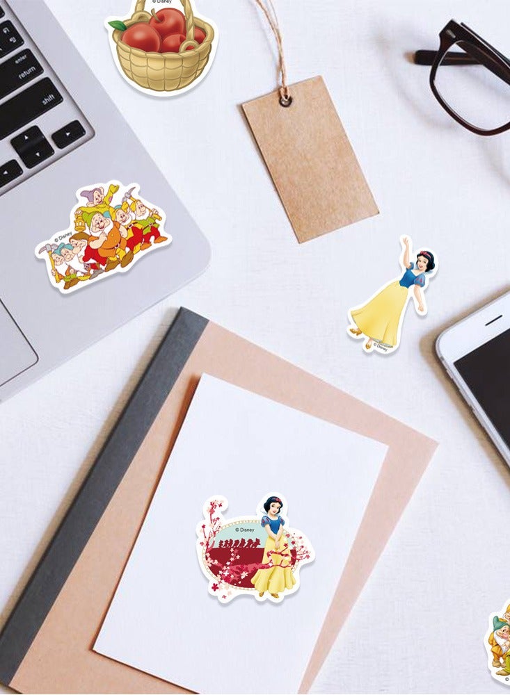 50 Pcs Snow White Theme Stickers, Vinyl Waterproof Stickers for Water Bottles Laptop Phone Computer Guitar, Gifts for Teens, Girls, Fans