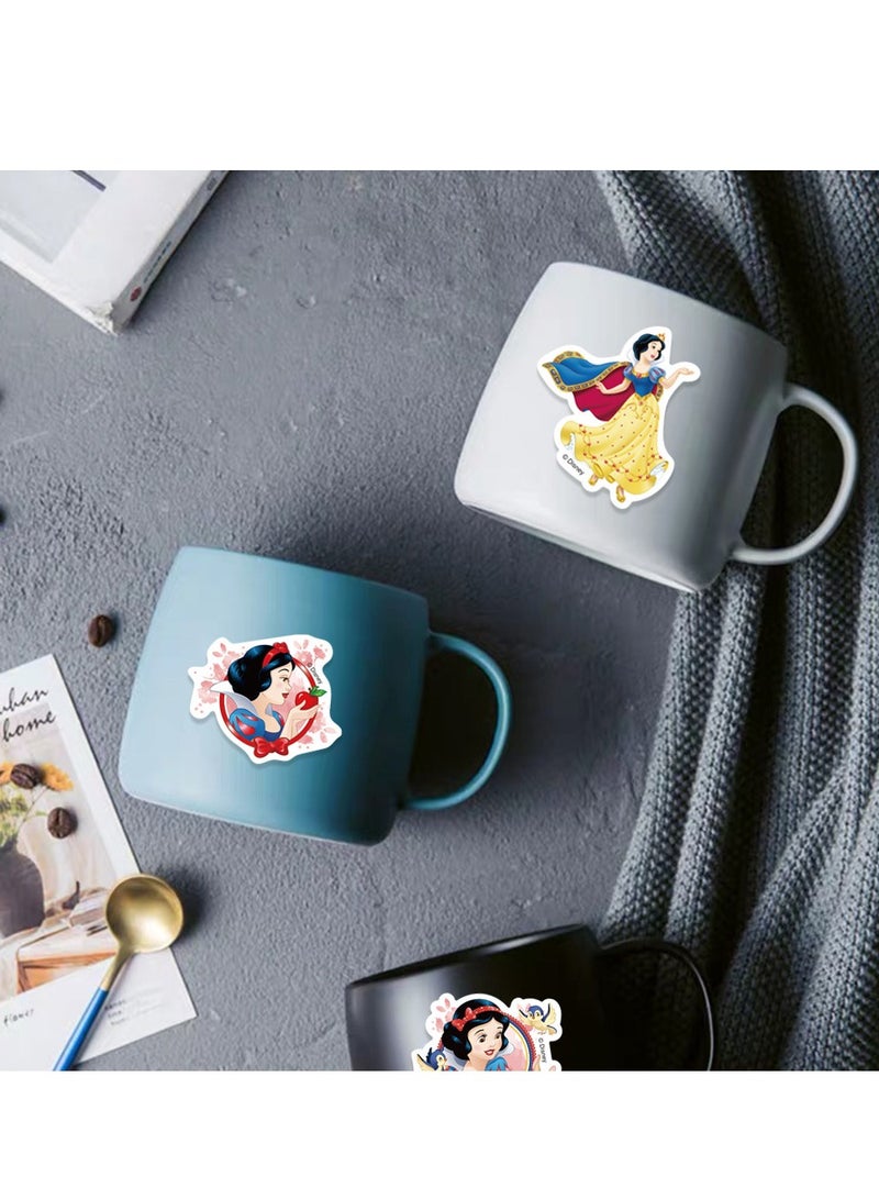 50 Pcs Snow White Theme Stickers, Vinyl Waterproof Stickers for Water Bottles Laptop Phone Computer Guitar, Gifts for Teens, Girls, Fans