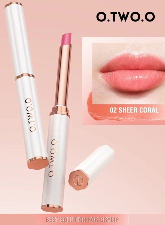 O.TWO.O بلسم الشفاه العضوي المتغير اللون المرطب O.TWO.O 0.9 جرام - Image 1