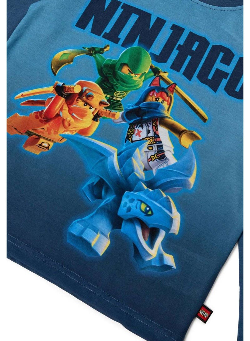 LEGO® Nice NINJAGO T-shirt for boys T-shirt with long sleeves for boys and girls. - Image 4