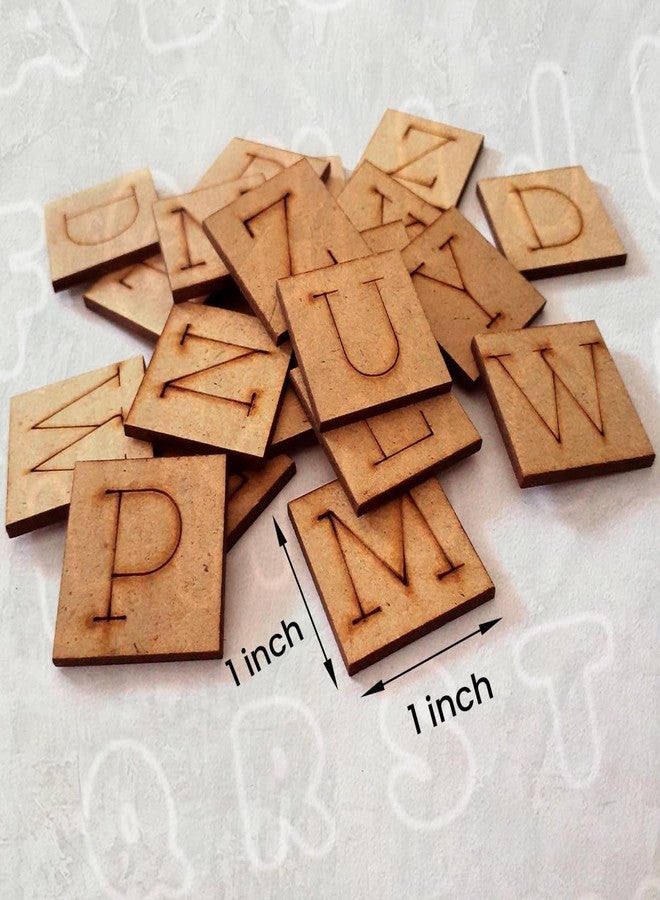 TOKYODO DIY Wooden Letter Blocks Craft Kit - 3 Sets of 1-Inch Capital Alphabet Blocks A-Z | Montessori Educational Craft & Learning Toy for Toddlers & Preschoolers - Image 3