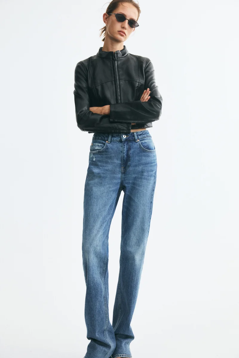 H&M  Coated stand-collar jacket for Women | Best Price UAE