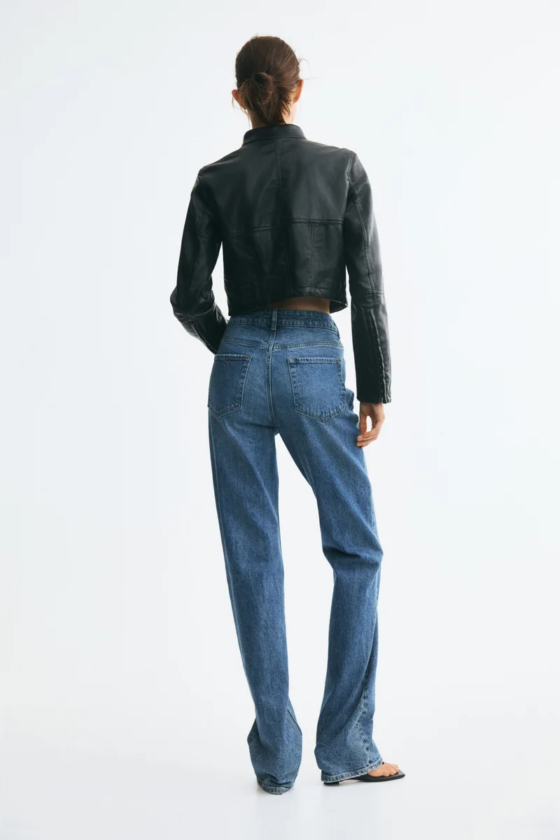 H&M  Coated stand-collar jacket for Women | Best Price UAE