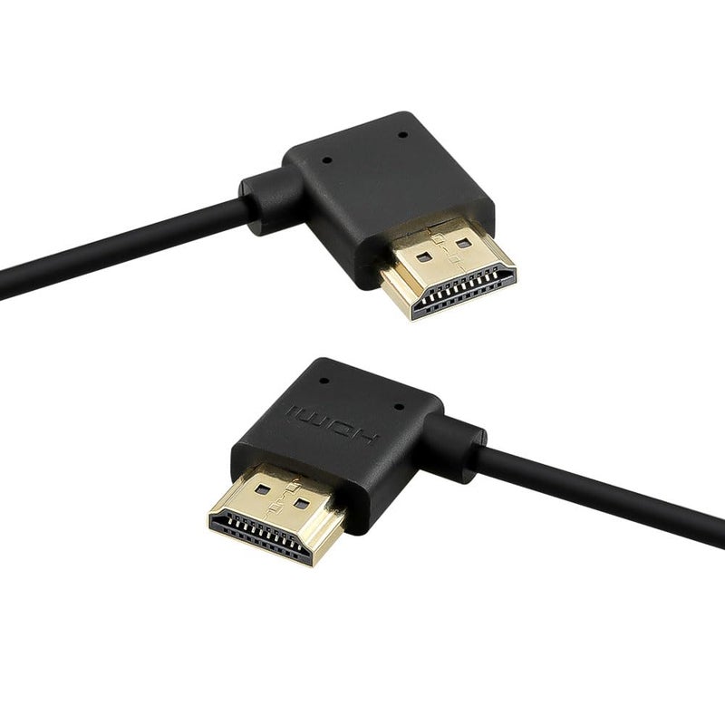 Alvin's Cables 8K HDMI 2.1 High-Speed Cable 8K@60Hz 4K@120Hz, Left to Right Angle HDMI Cable for Atomos Ninja,for Feelworld,for Sony FS5 FS7 FX9,BMPCC,for Canon C300 C500 50cm|19.7inches - Image 4