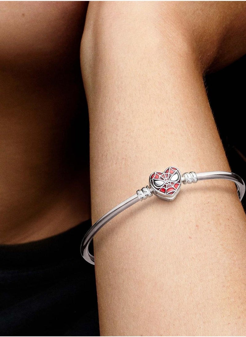 PANDORA Pandora Moments Marvel Spider-Man Mask Clasp Bangle  - Image 3