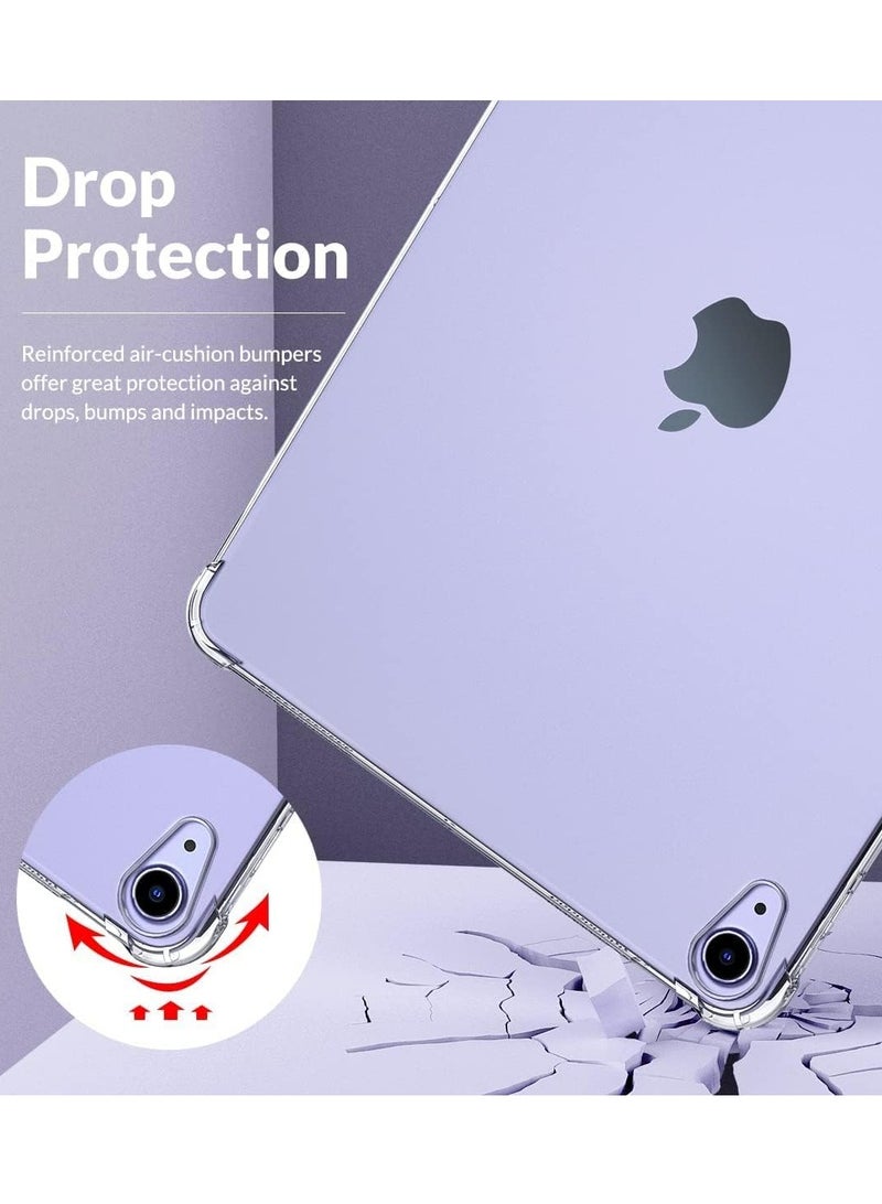 BORTONY iPad Air 11-Inch Case M2 2024 6th Generation Case Cover Slim Shockproof TPU Clear Bumper Cover Suitable for Apple Pencil Pro For iPad Air 11-Inch M2 2024 - Image 4