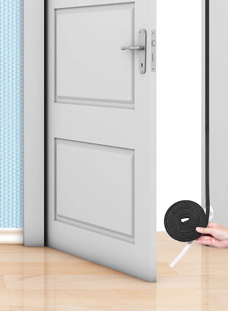 ZERIFAM ZERIFM Sound Insulation Strip - Door And Window Sound Insulation Foam Strip, Self Adhesive Anti Collision And Shock Absorption Sealing Strip, 0.34 Inch*0.38 Inch, 10 Meters In Total Length. - Image 5
