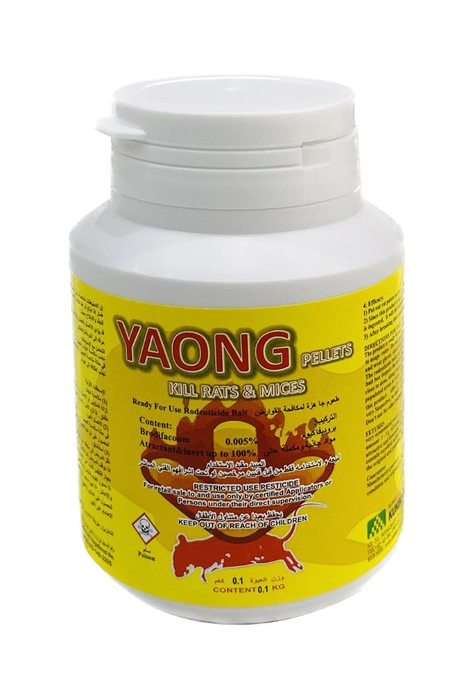 general YAONG Pellets Bait Against Rats and Mice 100G - Image 1