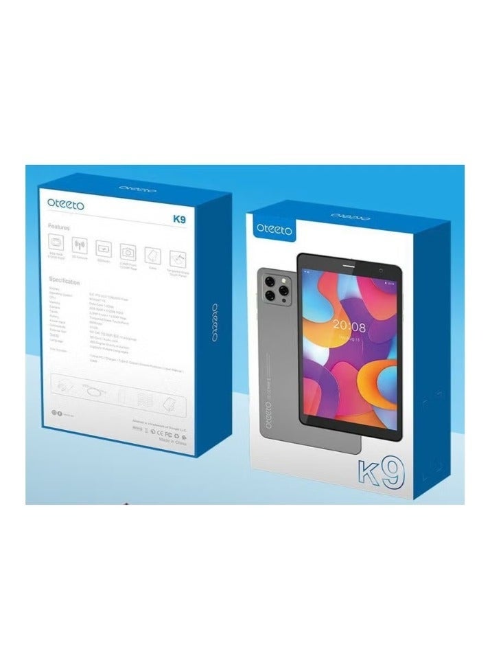 Oteeto K9 5G Android Tablet with 8.0-Inch HD Display, 8GB RAM, 512GB ROM, 5000mAh Battery, Dual Camera, Fast Wi-Fi & Bluetooth ‚Äì Slim Lightweight Design for Work, Study & Entertainment ‚Äì Blue - Image 5