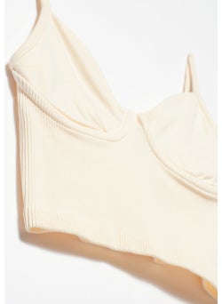 Dilvin 3647 Top-Natural with Breast Cup  - Image 3