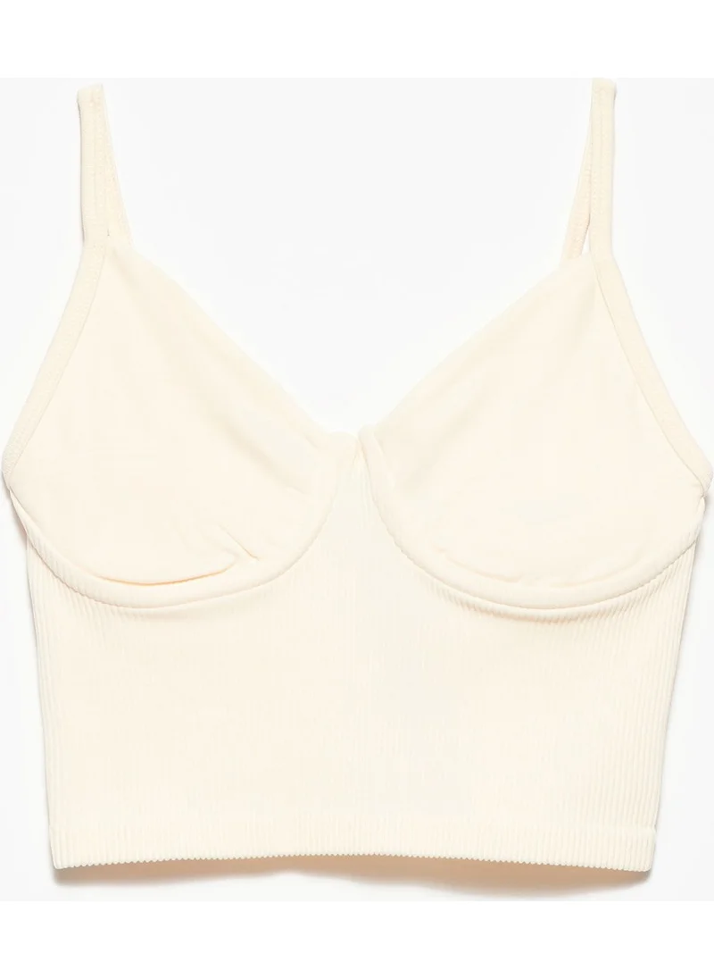 Dilvin 3647 Top-Natural with Breast Cup