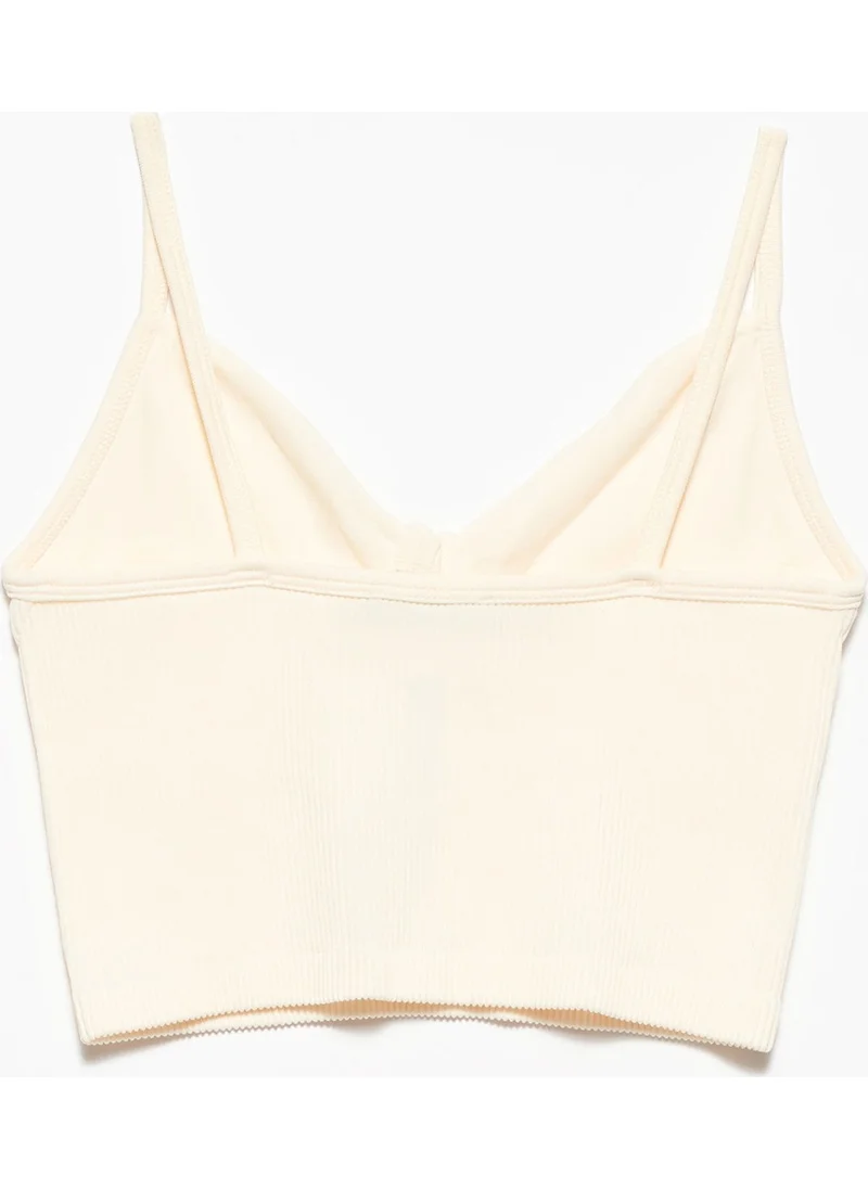 Dilvin 3647 Top-Natural with Breast Cup