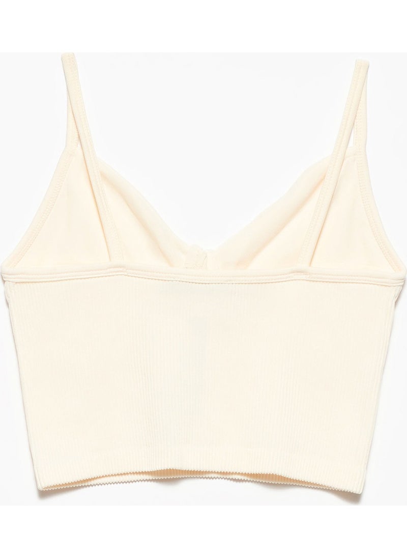 Dilvin 3647 Top-Natural with Breast Cup  - Image 2