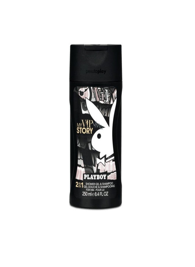 Playboy My VIP Story Shower Gel - For Men (500 ml, Pack of 2) - Image 3