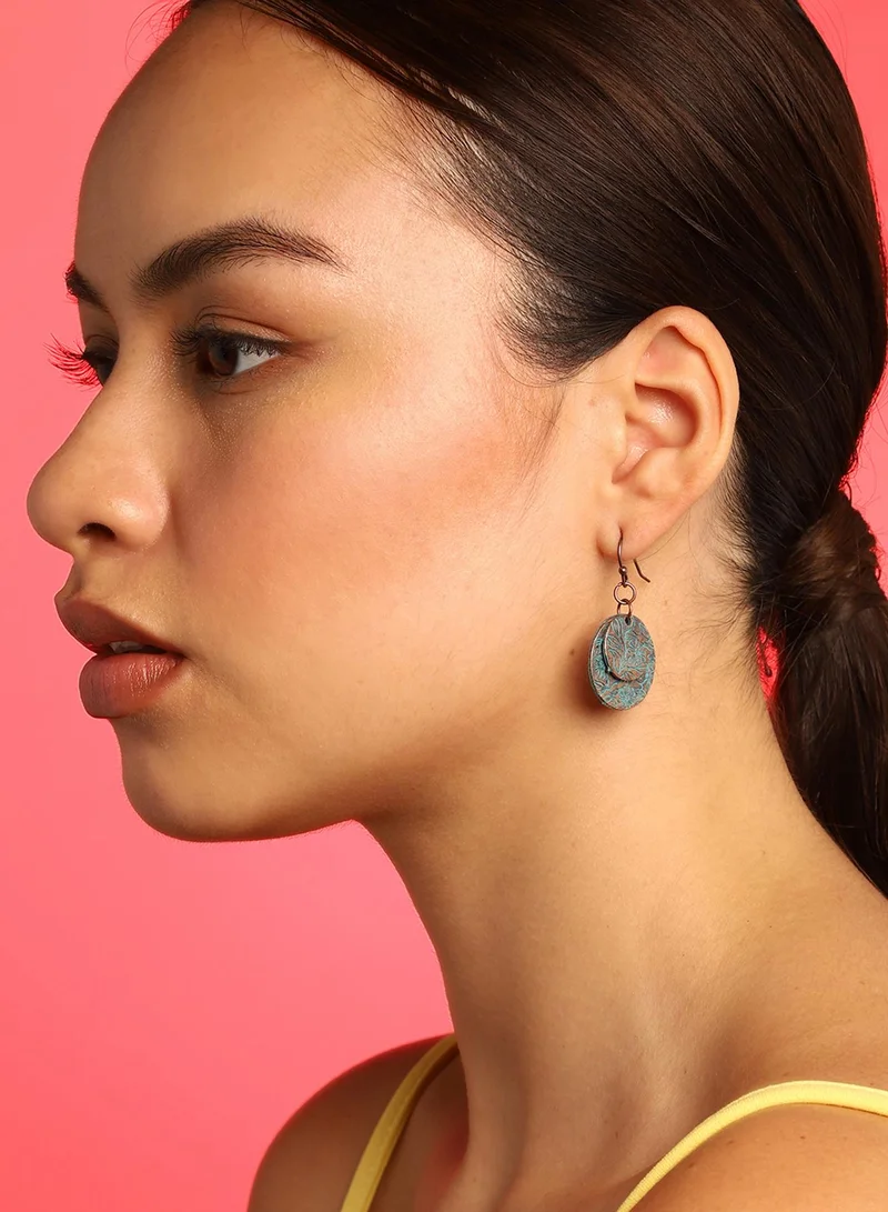 SOHI Rustic Finish Artificial Drop Earring Jewellery