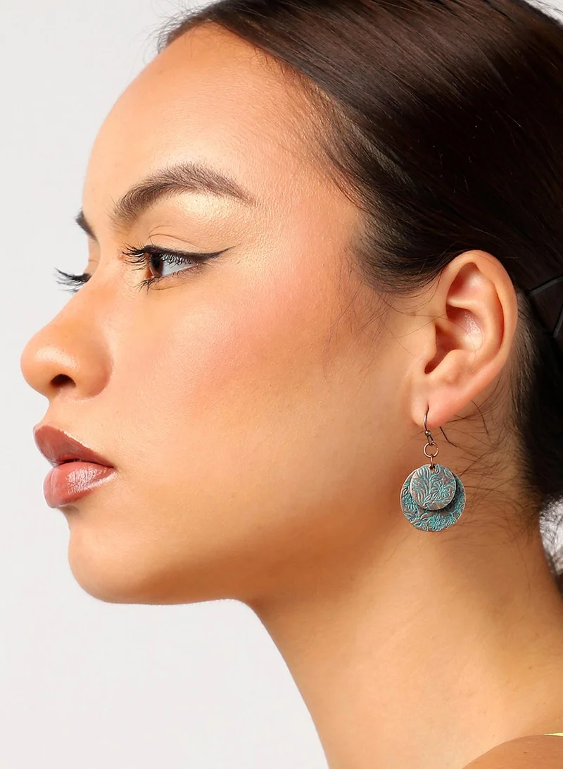 SOHI Rustic Finish Artificial Drop Earring Jewellery
