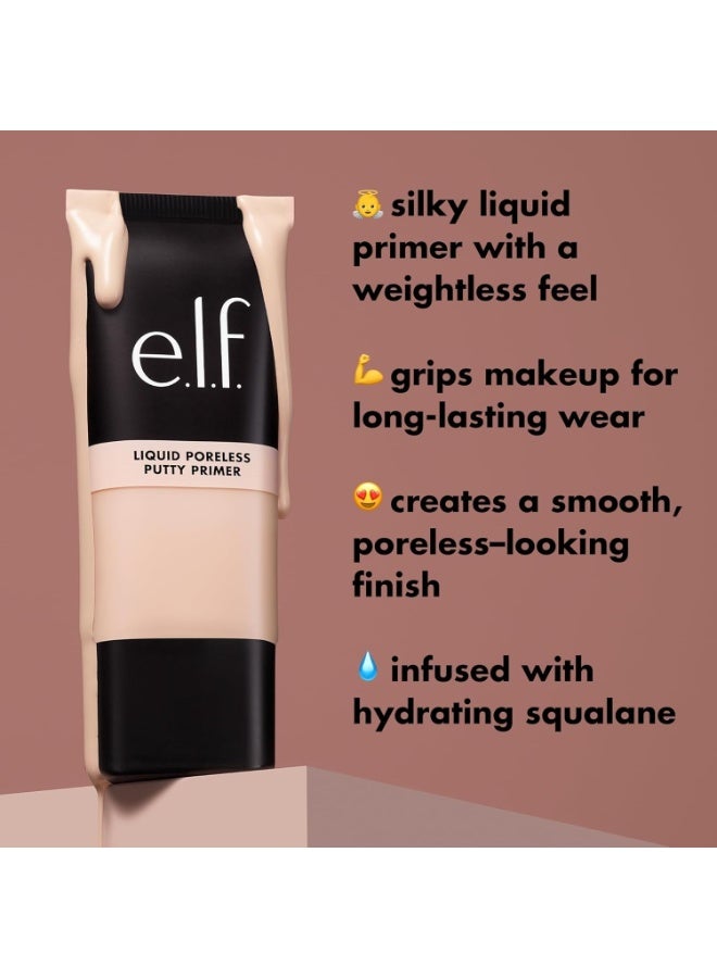 elf Liquid Poreless Putty Primer, Hydrating Liquid Face Primer For A Smooth Complexion, Grips Makeup For Longwear,40.82 g - Image 3